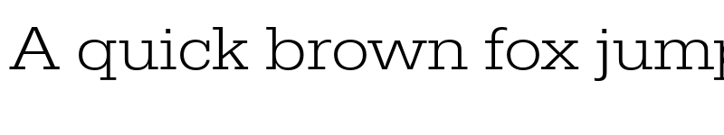 Preview of FONTSPRING DEMO - EgyptienneURWExtWidLig Regular font