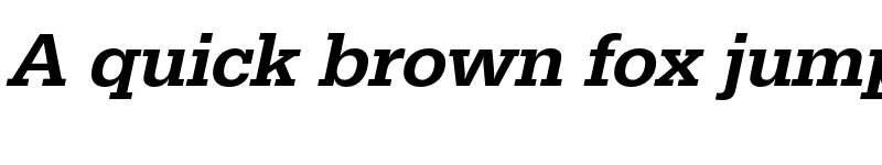 Preview of FONTSPRING DEMO - EgyptienneURWMed Italic font