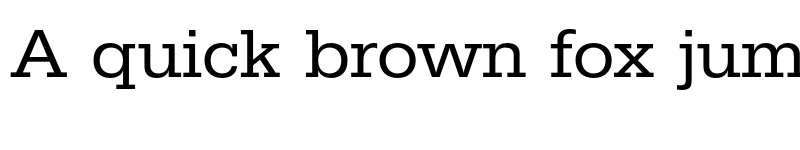 Preview of FONTSPRING DEMO - EgyptienneURWWid Regular font