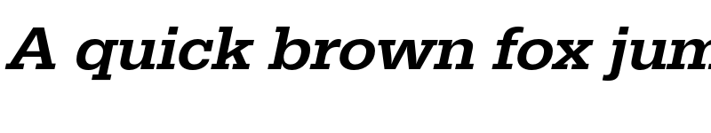 Preview of FONTSPRING DEMO - EgyptienneURWWidMed Italic font