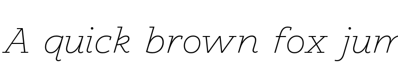 Preview of FONTSPRING DEMO - Eksja Extremes Italic font