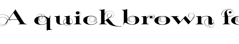 Preview of FONTSPRING DEMO - ElegiaBoldSwing Regular font