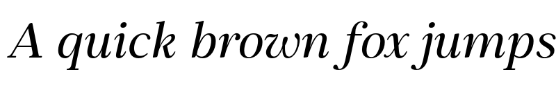 Preview of FONTSPRING DEMO - Elgraine Italic font