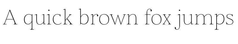 Preview of FONTSPRING DEMO - Elgraine Thin Regular font