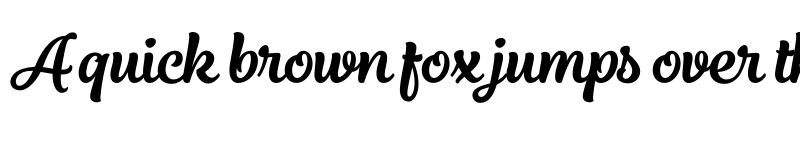 Preview of FONTSPRING DEMO - Elixir Brush Regular font