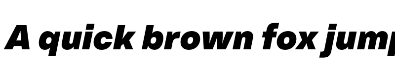 Preview of FONTSPRING DEMO - Em One ExtraBold Italic font