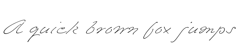 Preview of FONTSPRING DEMO - Emily In White II Regular font