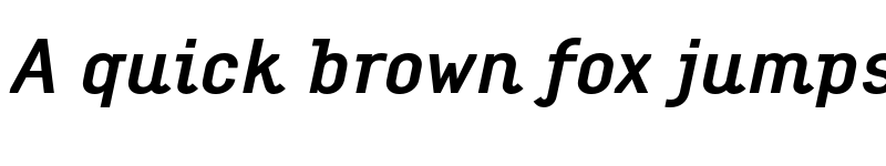 Preview of FONTSPRING DEMO - Empirical Four Italic font