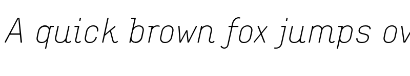 Preview of FONTSPRING DEMO - Empirical One Italic font