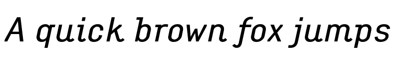 Preview of FONTSPRING DEMO - Empirical Three Italic font
