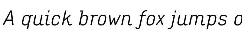Preview of FONTSPRING DEMO - Empirical Two Italic font