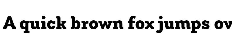 Preview of FONTSPRING DEMO - Emy Slab Alt Black Regular font