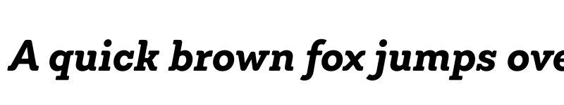 Preview of FONTSPRING DEMO - Emy Slab Alt Bold It Regular font