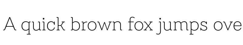 Preview of FONTSPRING DEMO - Emy Slab Alt UltraLight Regular font