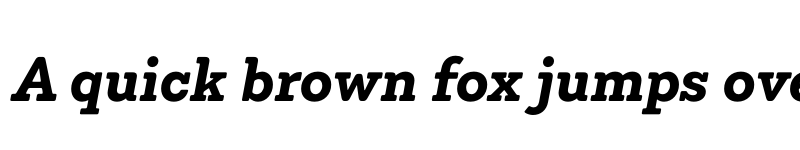 Preview of FONTSPRING DEMO - Emy Slab Bold It Regular font