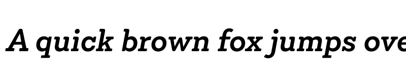 Preview of FONTSPRING DEMO - Emy Slab SemiBold It Regular font