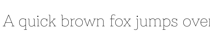 Preview of FONTSPRING DEMO - Emy Slab Thin Regular font