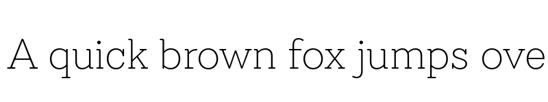 Preview of FONTSPRING DEMO - Emy Slab UltraLight Regular font