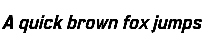 Preview of FONTSPRING DEMO - Enamela Bold Italic font