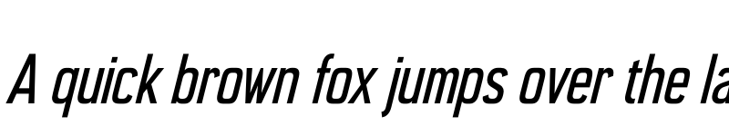 Preview of FONTSPRING DEMO - Enamela Condensed Italic font