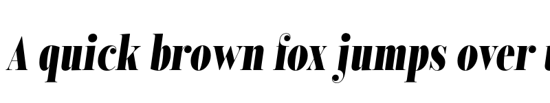 Preview of FONTSPRING DEMO - Encorpada Classic Compressed ExBd It Regular font