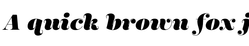 Preview of FONTSPRING DEMO - Encorpada Pro Black Italic Regular font
