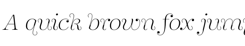 Preview of FONTSPRING DEMO - Encorpada Pro ExtraLight Italic Regular font