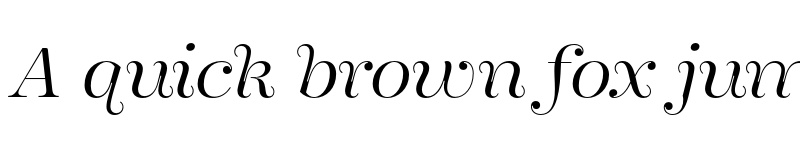 Preview of FONTSPRING DEMO - Encorpada Pro Light Italic Regular font