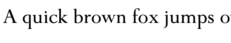 Preview of FONTSPRING DEMO - English Serif Regular font