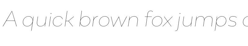 Preview of FONTSPRING DEMO - Engram PRO Hairline Italic font