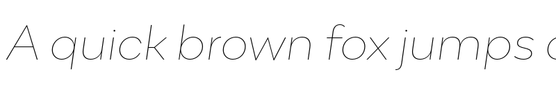 Preview of FONTSPRING DEMO - Engram PRO Thin Italic font