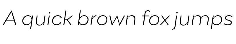 Preview of FONTSPRING DEMO - Engram PRO UltraLight Italic font