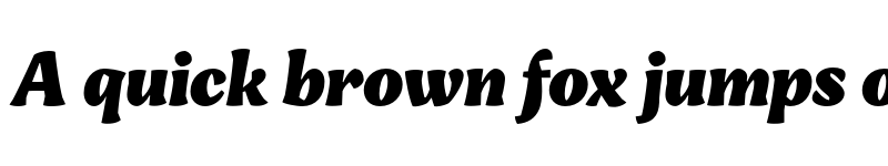 Preview of FONTSPRING DEMO - Engria Blk Italic font