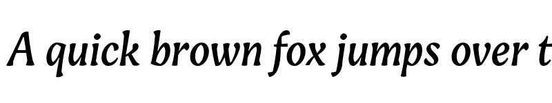 Preview of FONTSPRING DEMO - Engria Reg Italic font