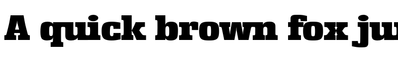Preview of FONTSPRING DEMO - Enschede Serial Black Regular font