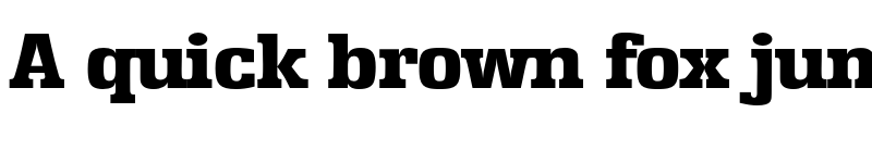 Preview of FONTSPRING DEMO - Enschede Serial Heavy Regular font