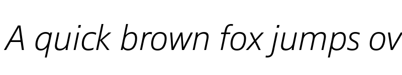 Preview of FONTSPRING DEMO - EpocaPro-LightItalic Regular font