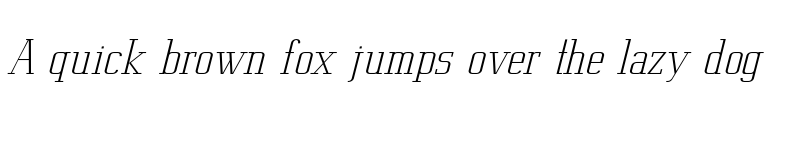 Preview of FONTSPRING DEMO - Epolis Thin Italic font