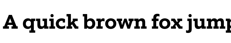 Preview of FONTSPRING DEMO - EquipSlab Bold font
