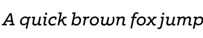 Preview of FONTSPRING DEMO - EquipSlab Italic font