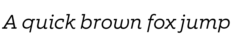 Preview of FONTSPRING DEMO - EquipSlab Light Italic font