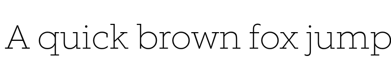 Preview of FONTSPRING DEMO - EquipSlab Thin Regular font