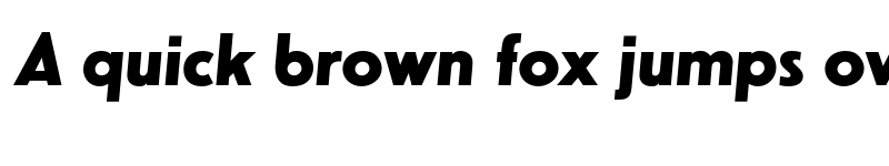 Preview of FONTSPRING DEMO - Erbar URW Bold Italic font