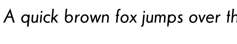 Preview of FONTSPRING DEMO - Erbar URW Italic font