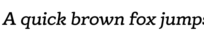 Preview of FONTSPRING DEMO - Eroika Slab Lt Italic font
