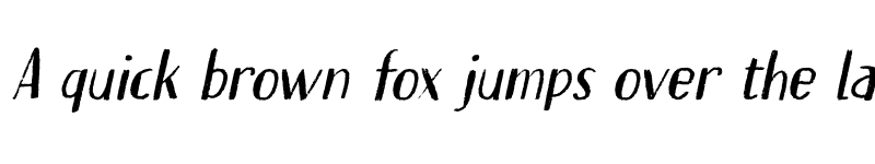 Preview of FONTSPRING DEMO - Erstwhile Italic font