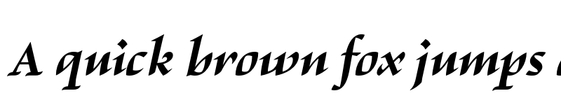 Preview of FONTSPRING DEMO - Escritura Bold Italic font