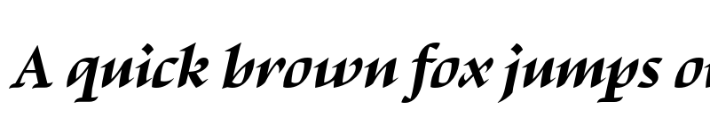 Preview of FONTSPRING DEMO - Escritura Display Bold Italic font
