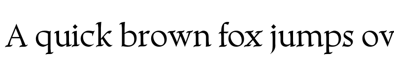 Preview of FONTSPRING DEMO - Escritura Display Regular font