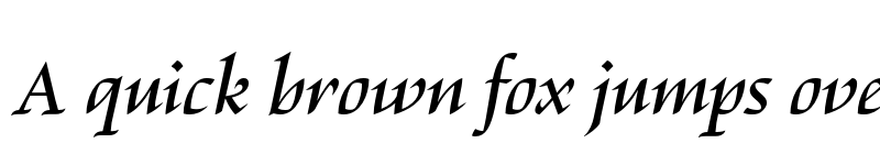 Preview of FONTSPRING DEMO - Escritura Medium Medium Italic font